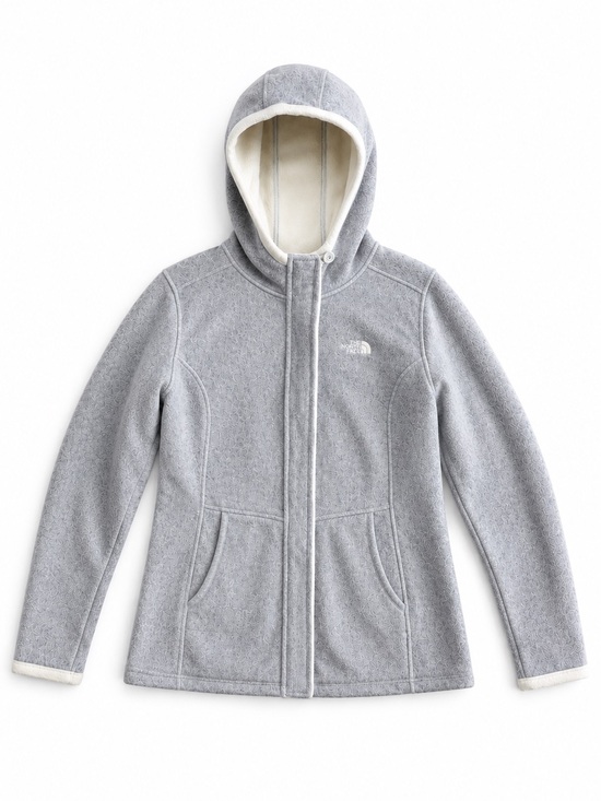 The North Face Jackets & Blazers - The North Face Sherpa Lined Hooded Fleece Jacket Outdoor Heather Gray Medium